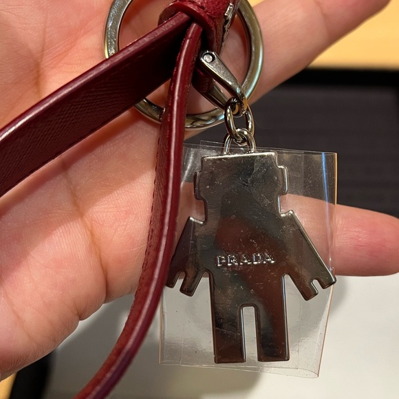 Prada Saffiano Leather Keychain Robot - Picture 3 of 7